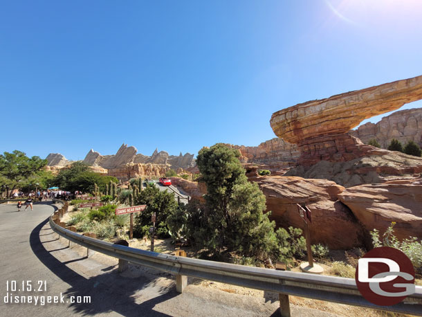 Passing through Ornament Valley this afternoon