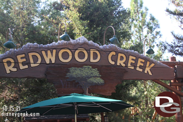 Passing by Redwood Creek