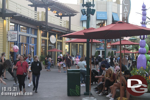 Walking through Downtown Disney