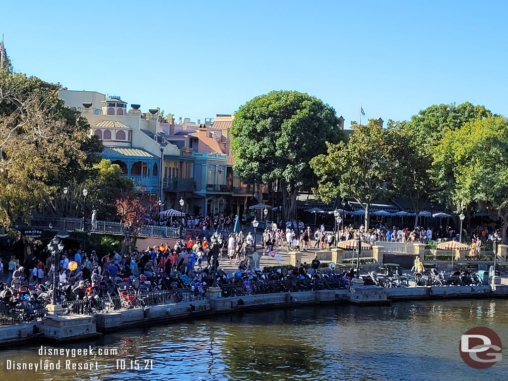 9:20am - New Orleans Square this morning 