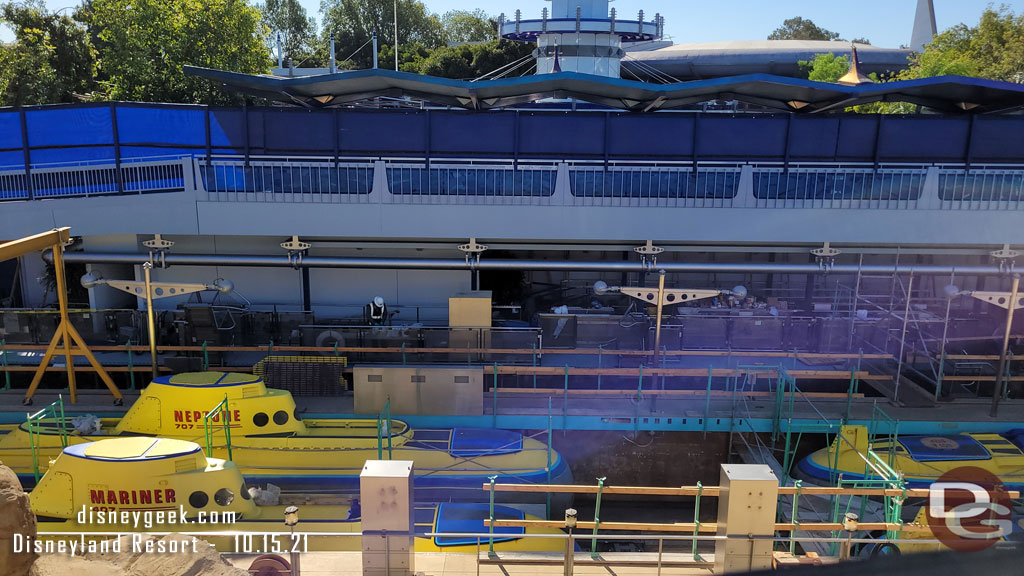 Renovation work on the subs and lagoon is ongoing.  No return date beyond Winter has been given.