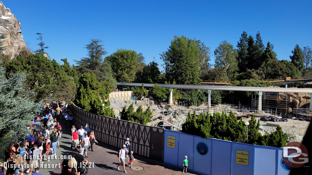 Another view of the lagoon as my monorail pulled into the station.