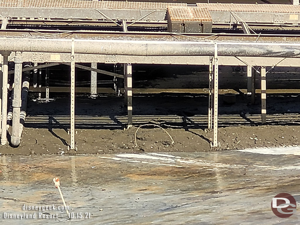 Still a lot of cleaning work needs to happen under the platform and cable pathways.