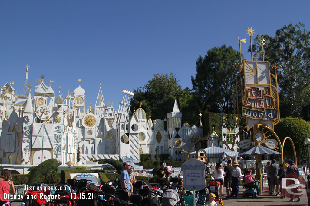 Small World will be closing on the 24th for its annual transformation for the holidays.