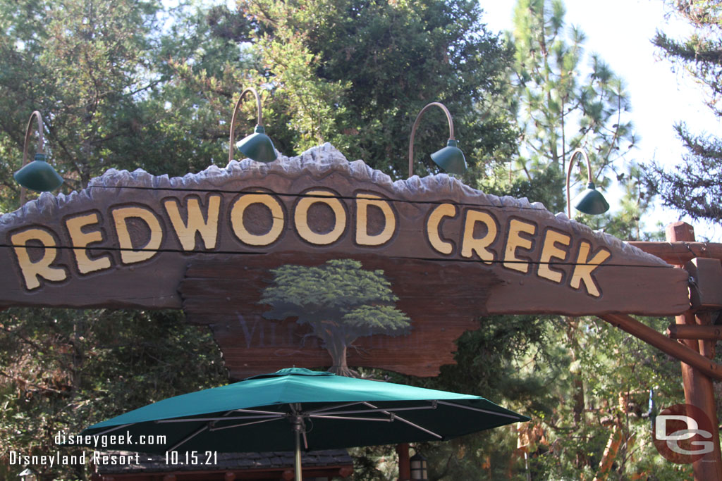 Passing by Redwood Creek