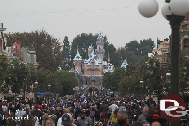 Main Street USA at 1:57pm