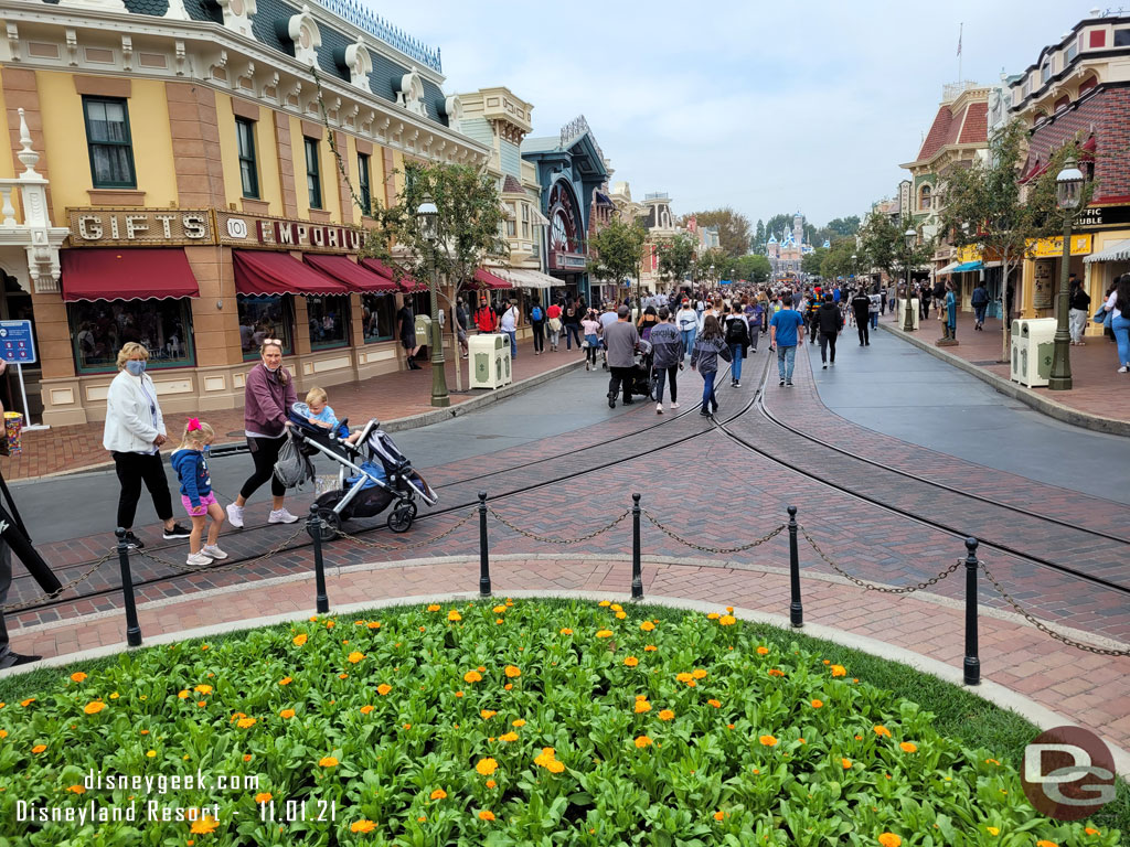 Main Street USA at 1:17pm