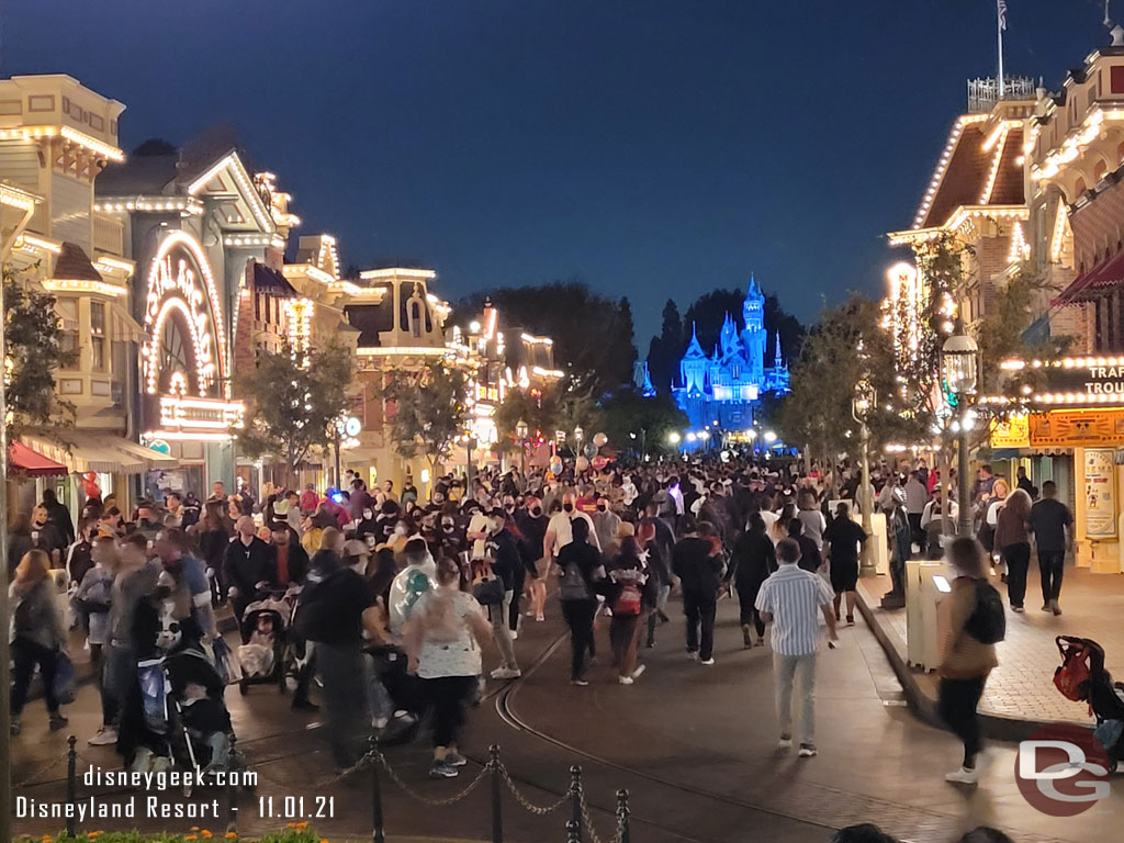 Main Street USA at 6:46pm