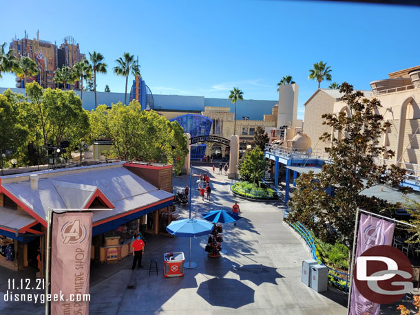 Cruising over Disney California Adventure