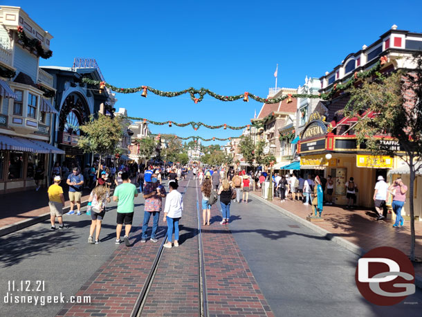 Main Street USA at 12:35pm