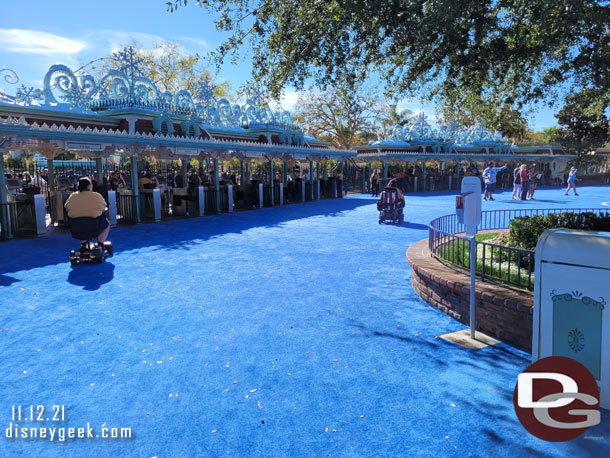 A look at the Disney+ Day blue carpet.