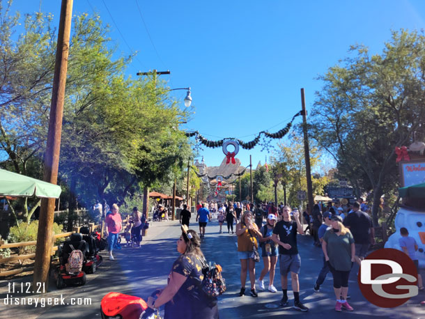 Looking down Route 66 this afternoon.