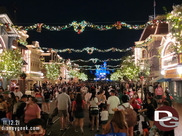 Main Street USA at 6:18pm