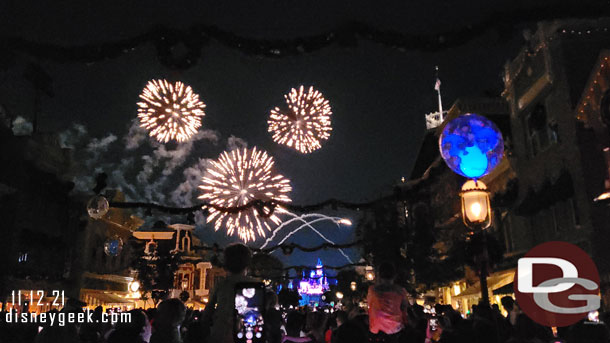 Mickey fireworks to open Believe in Holiday Magic