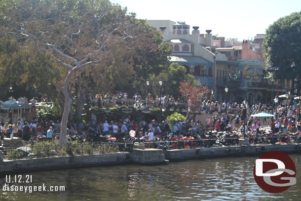 New Orleans Square around 11:00am from the Mark Twain Riverboat.