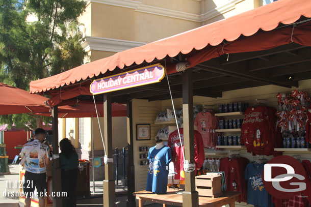 Disney Festival of Holidays merchandise location.