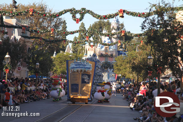 The Winter Wonderland group making its way toward Town Square.