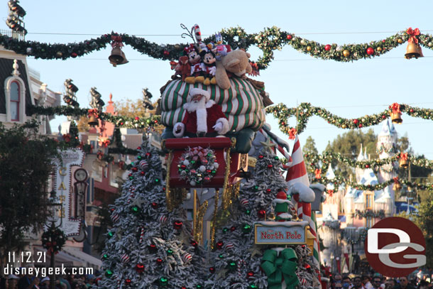 Santa Clause on the final float.