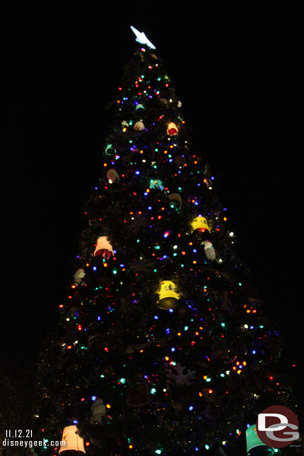 Buena Vista Street Christmas Tree