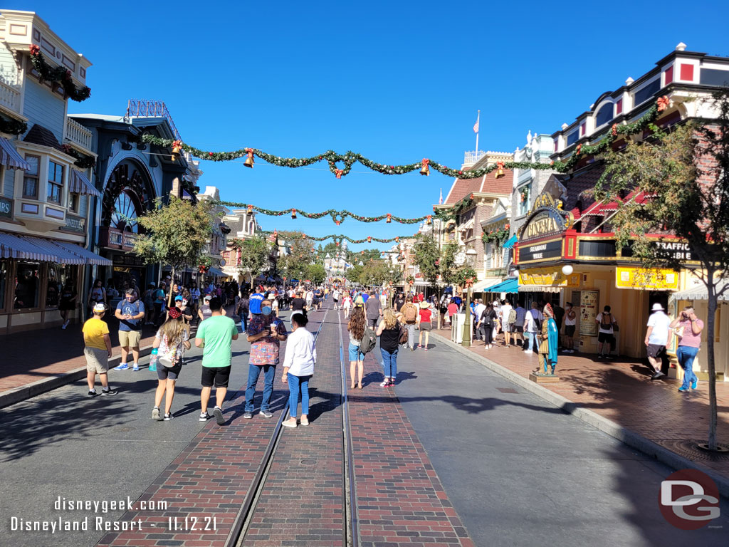 Main Street USA at 12:35pm