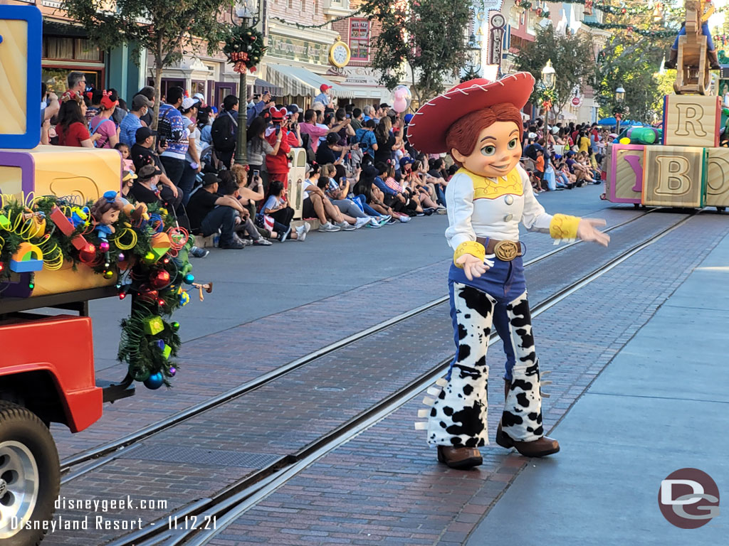 Jessie greeting fans