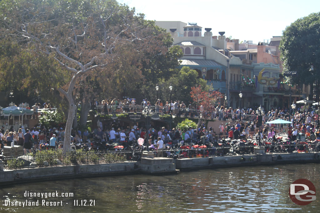 New Orleans Square around 11:00am from the Mark Twain Riverboat.