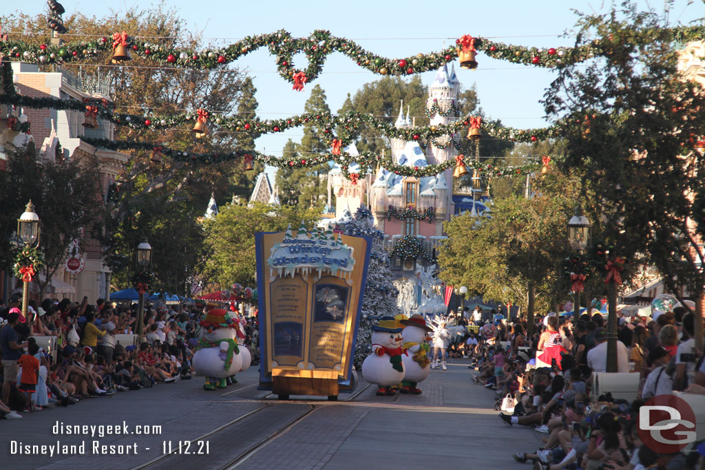 The Winter Wonderland group making its way toward Town Square.