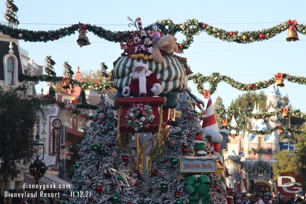 Santa Clause on the final float.