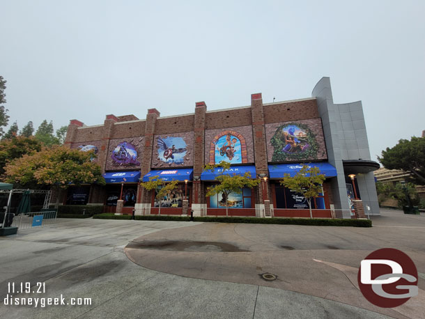 Decided to start my morning walking through Downtown Disney.   The former ESPN Zone features some new banners/artwork from DisneyPlus.