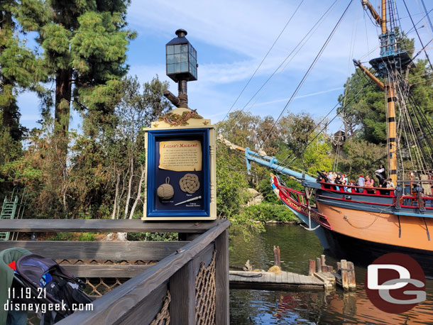 Along the upper seating area are some signs sharing more about sailing and the ships.