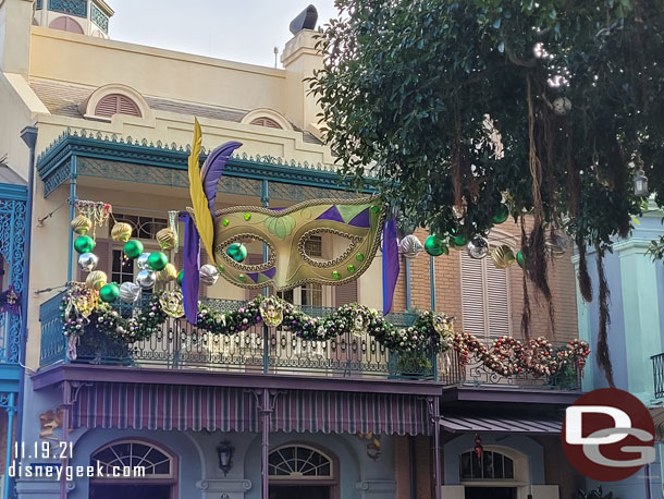 Passing by New Orleans Square.