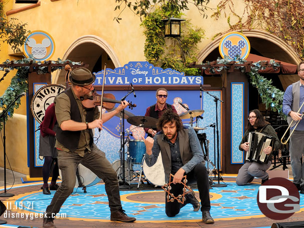 Mostly Kosher performing at Disney Festival of Holidays