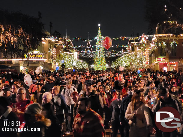 The aftermath of the parade on Main Street USA