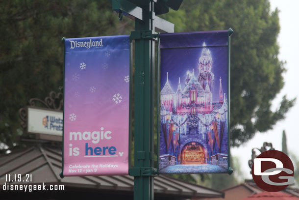 Sleeping Beauty Castle on another banner.