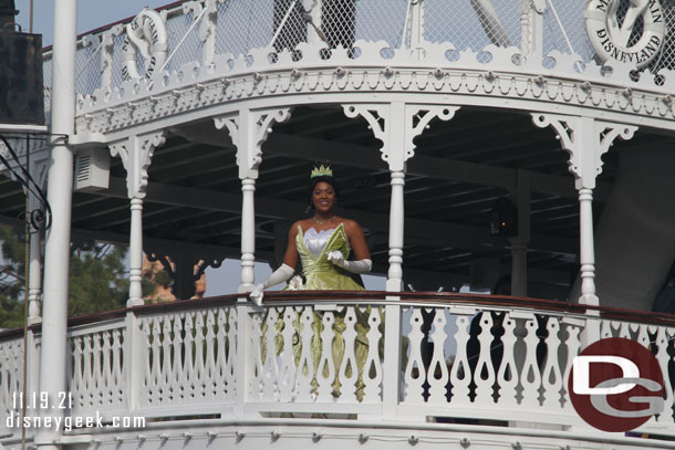 Princess Tiana was onboard this cruise.