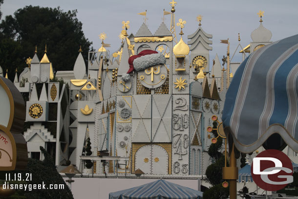 it's a small world is still closed due to flooding damage.  No ETA from Disney on when it will be able to reopen.