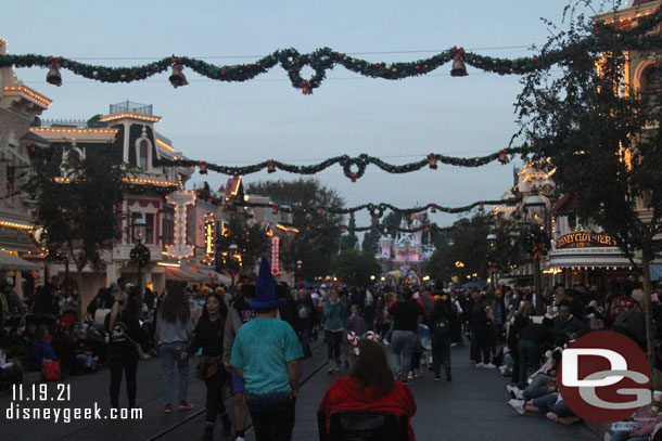 Main Street USA at 4:48pm