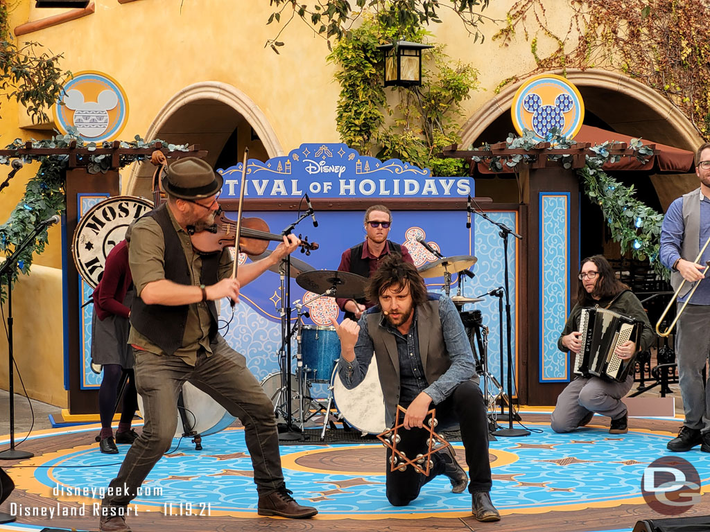 Mostly Kosher performing at Disney Festival of Holidays