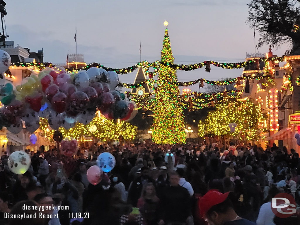 Found a spot for A Christmas Fantasy Parade.