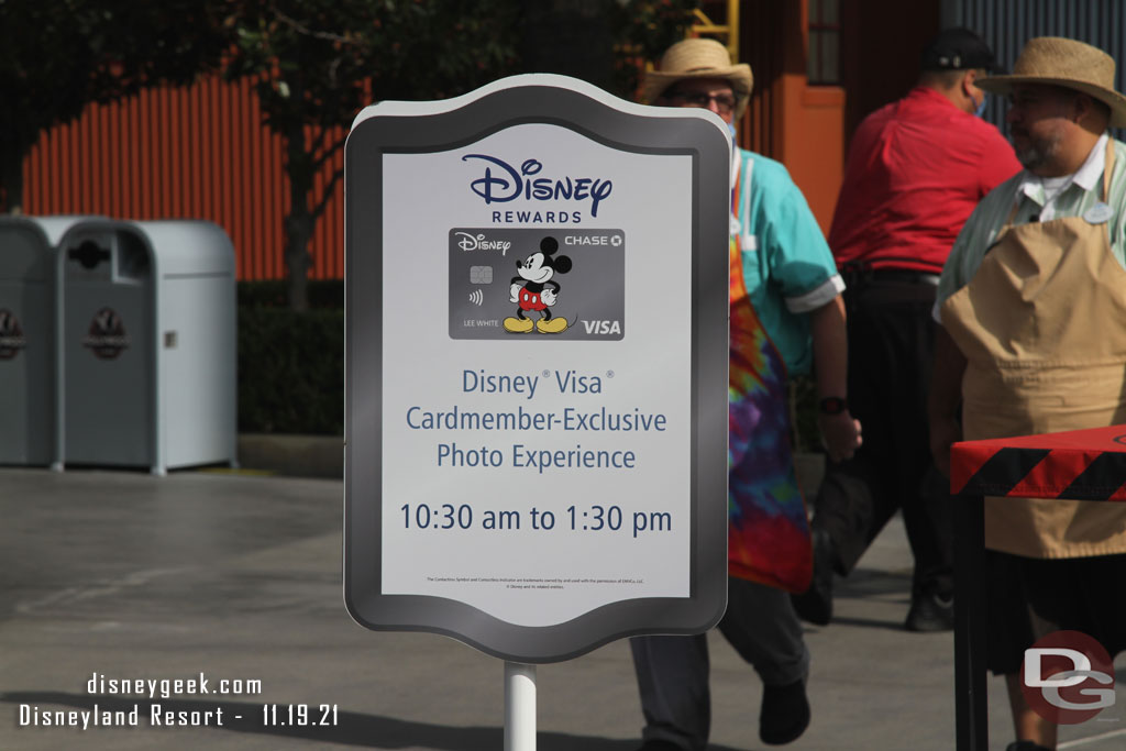 The Disney Visa photo experience is still in Hollywood Land.