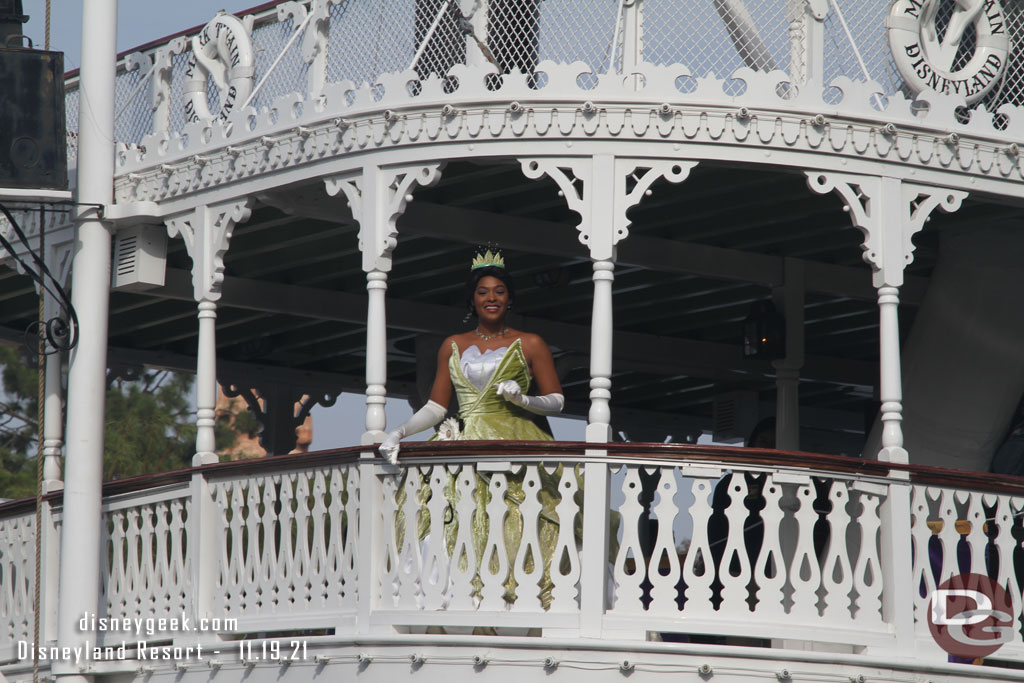 Princess Tiana was onboard this cruise.