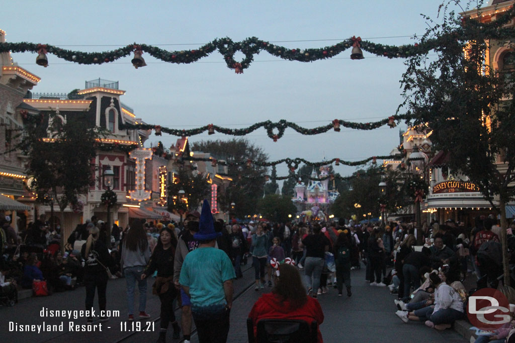 Main Street USA at 4:48pm