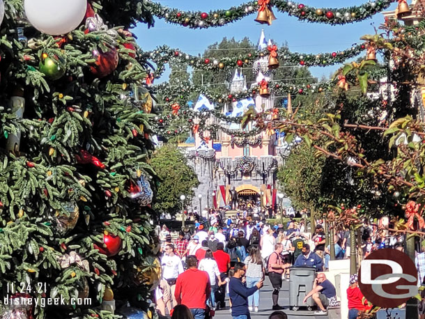 Main Street USA at 12:35pm