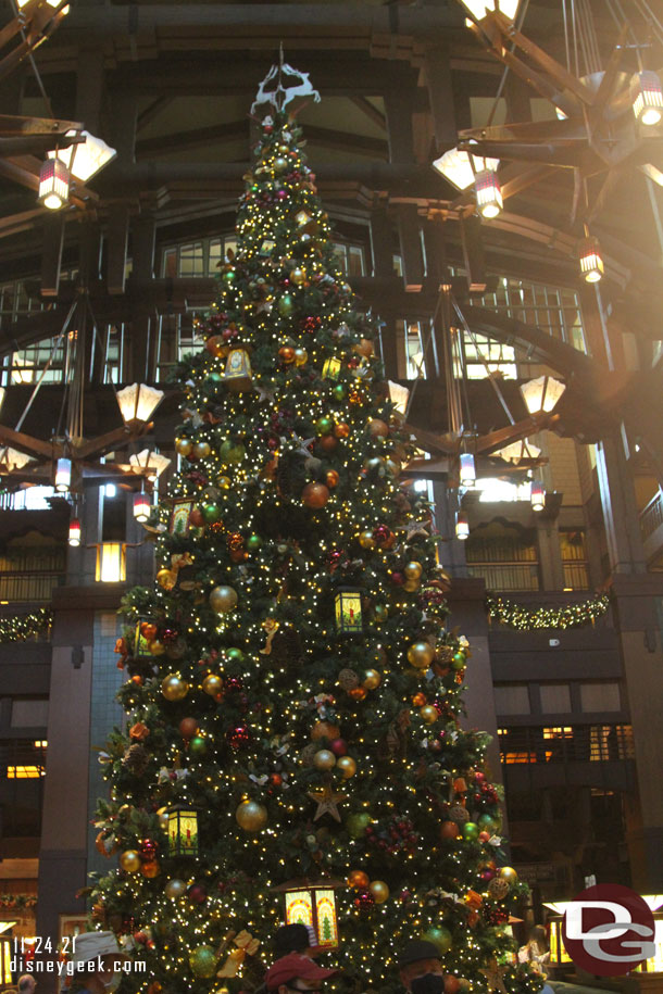 Disney's Grand Californian Hotel Christmas Tree