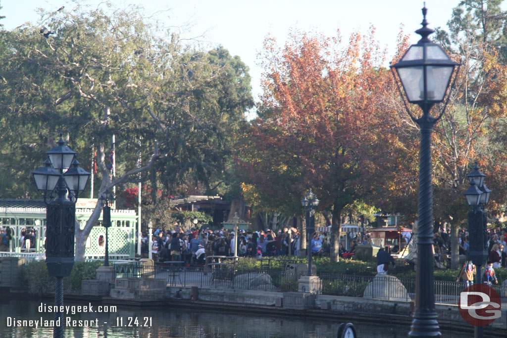 The Rise of the Resistance crowd as I continued on toward the Haunted Mansion.