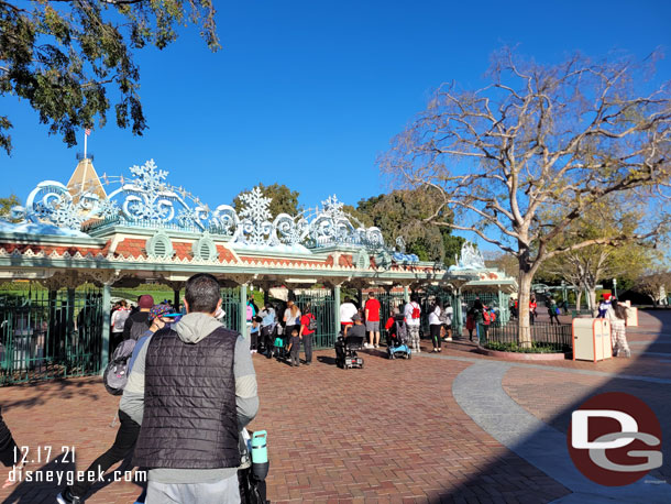 2:14pm - Arrived at the front gates.