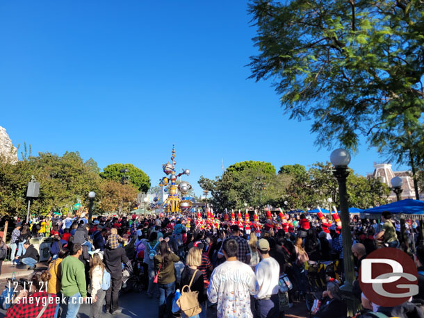 Toy Soldiers arriving on Main Street