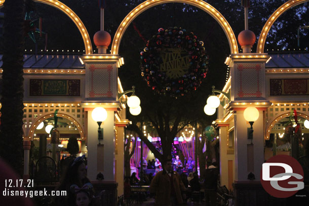 Found a spot for Viva Navidad.  It looked a little dark in this area this evening.