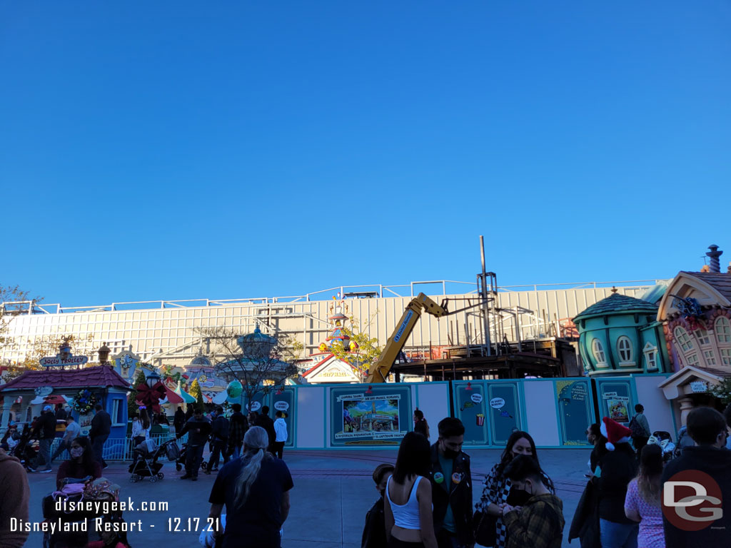 Next stop Toontown to check out the El Capitoon construction for Mickey & Minnie