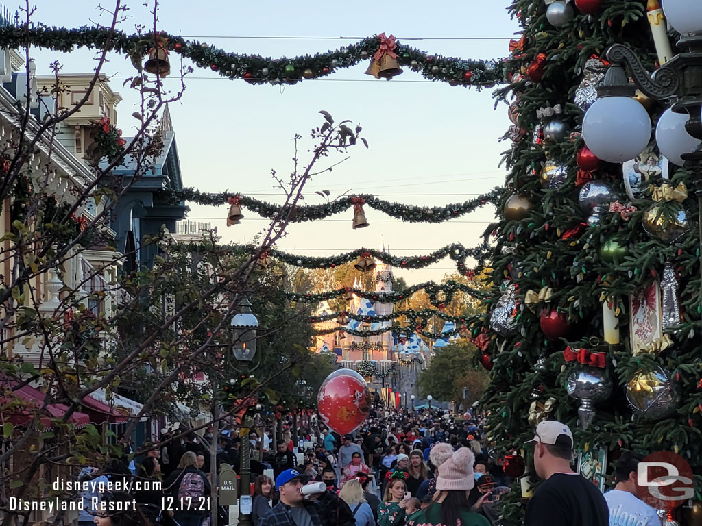 Main Street USA at 4:10pm